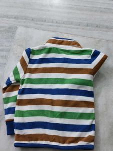 Cute Striped Fleece Jacket