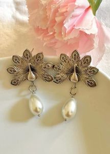 Mayur Silver Replica Earring