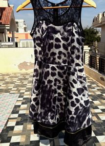 Stylish Animal Print Dress