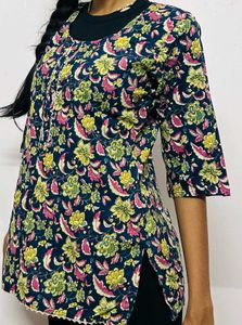 Jaipuri Short Cotton Kurti