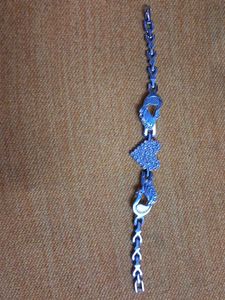 Peacock &amp; Heart Charm Bracelet