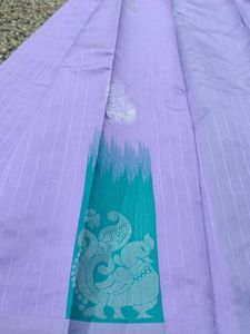 New Lavender And Green Saree