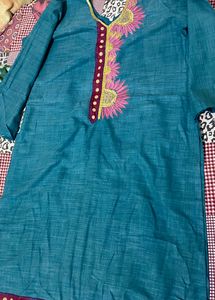 Cotton Embroidery Kurti
