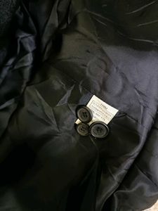 Imported Classic Black Trench Coat