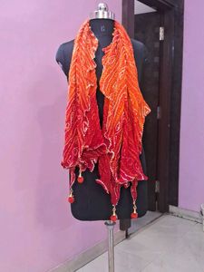 Red & Orange Dupatta