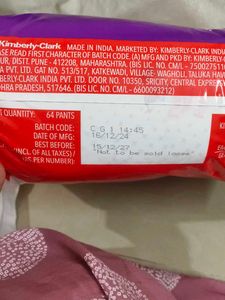 Huggies diapers L size