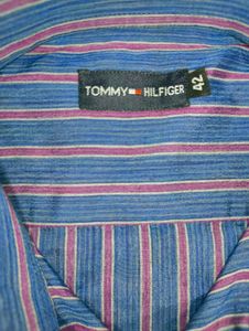 Tommy Hilfiger Striped Blue Shirt