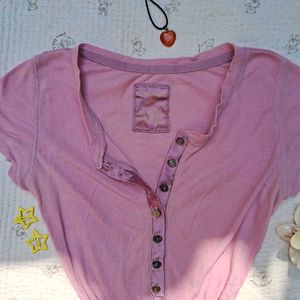 Y2k Printerest Fitted Top