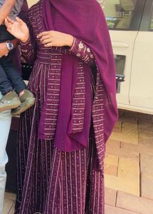 Elegant Purple Gown