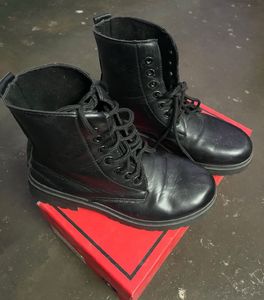 Black Platform Boots