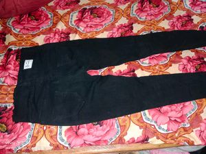 Cute Rabbit Black Jeans
