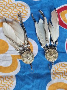 Feather Jhumka