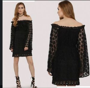 NWT Little Black Lace Dress