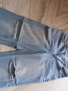Ripped Denim Pants