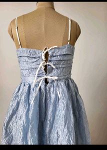 Elegant Blue Midi Dress