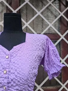 Lavender Cute Top