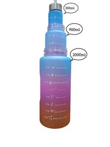 Motivational Water Bottles - Set of  3