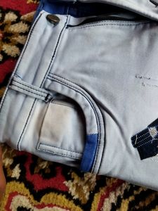 Light Blue Denim Jeans.