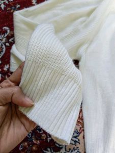 free size cream/beige Open Front Cardigan