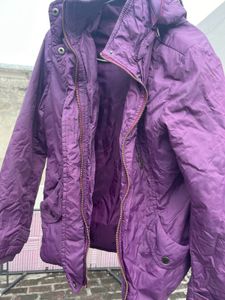 Winter Jacket With Removable Fur Hoodie