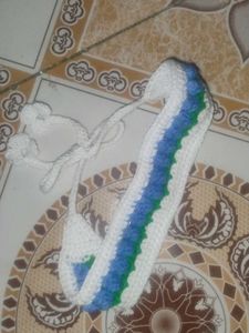 Crochet Tulip hand bend, handmade