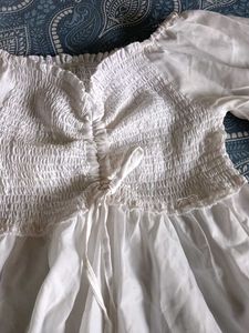 White Tiered Dress