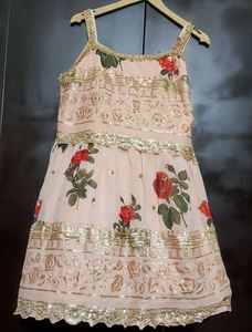 Peach Sharara Suit Without Dupatta For 36 Bust