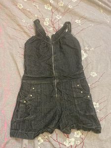 Denim Romper