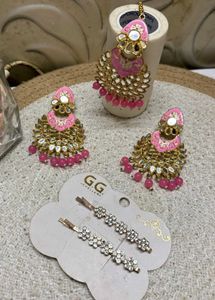 Earring &amp; Hair Pin Set