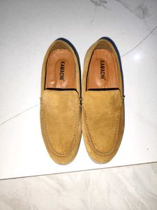 Kamachi beige suede Loafers
