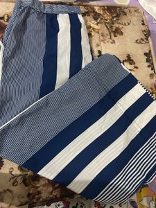 Striped Wide Leg Pants