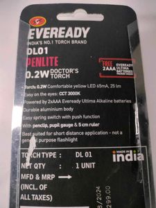 Eveready Penlite Torch