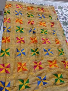 Embroidered Phulkari Dupatta