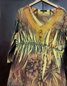 Multi Printed Winter Top For 38 Bust