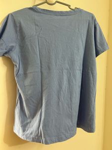 Blue &#39;Less is More&#39; Tee