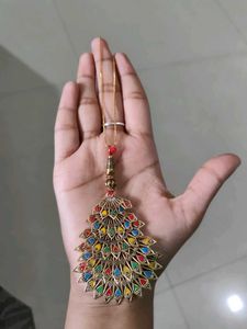 peacock feather Necklace For Women