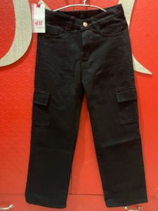 H&amp;M Black Cargo Pants