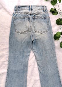 H&amp;M Ripped Bootcut Jeans