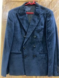 Blackberrys Navy Velvet Blazer