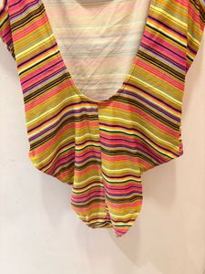 Striped One-Piece Swimsuit