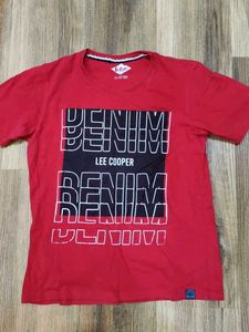 Lee Cooper Denim Graphic Tee