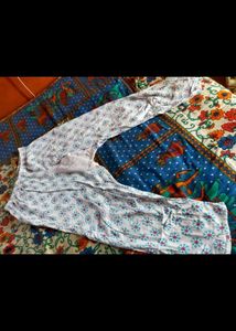 White Kurta Plazo Set