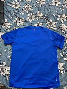 WROGN ACTIVE Men Blue Abstract Printed Slim FitSpo