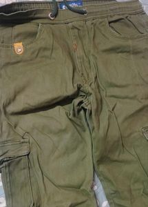 Olive Green Cargo Pants