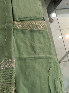 Green Embroidered Salwar Kameez