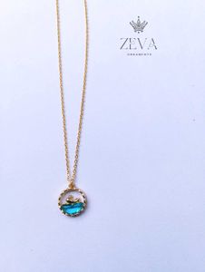 Gold plated dolphin pendant Chain