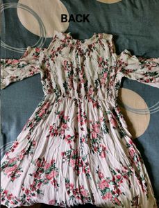 Off Shoulder Floral Mini Dress