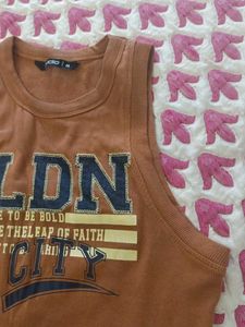 Brown &#39;London City&#39; Tank Top