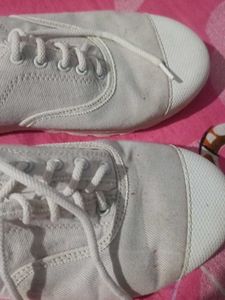 White Canvas Sneakers