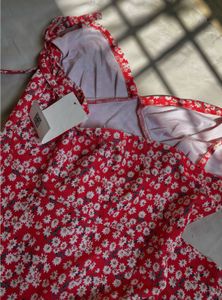 mini red dress🌺🧺